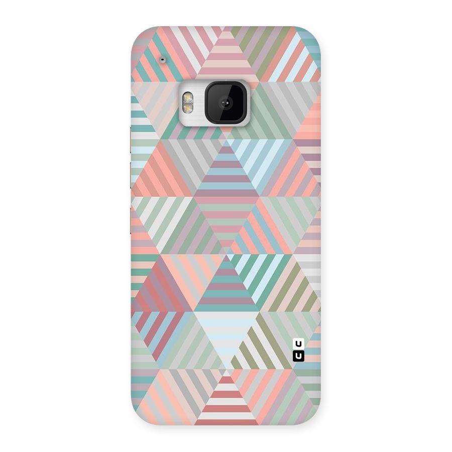 Abstract Triangle Lines Back Case for HTC One M9