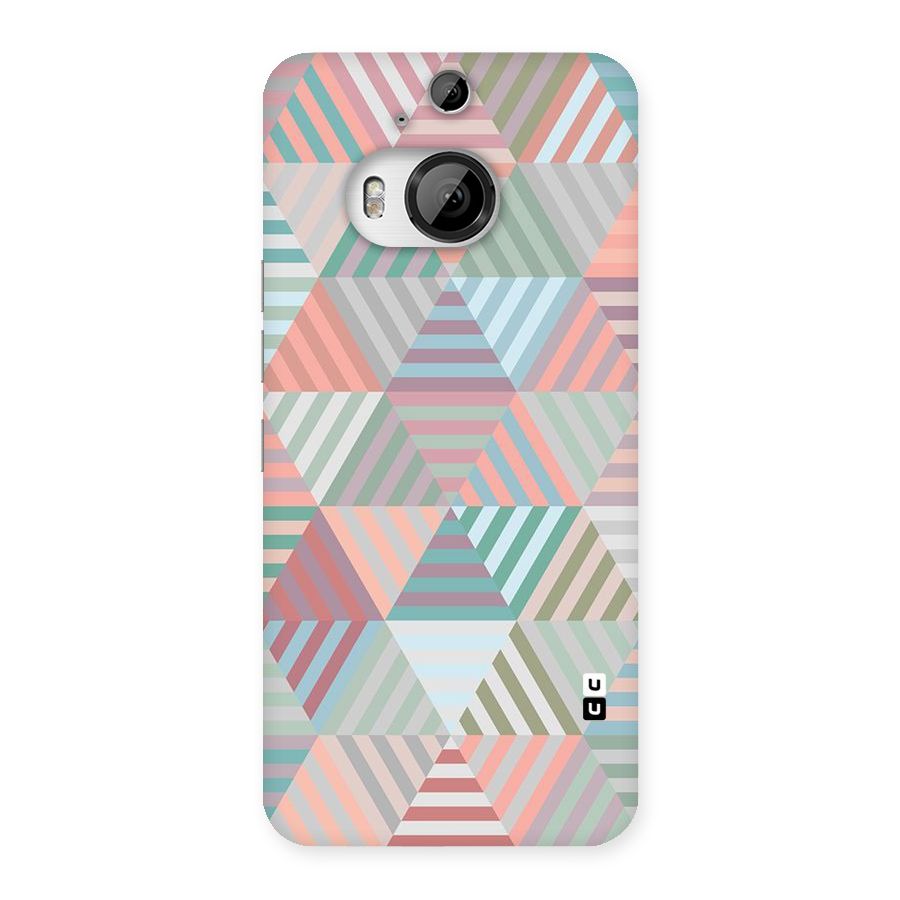 Abstract Triangle Lines Back Case for HTC One M9 Plus