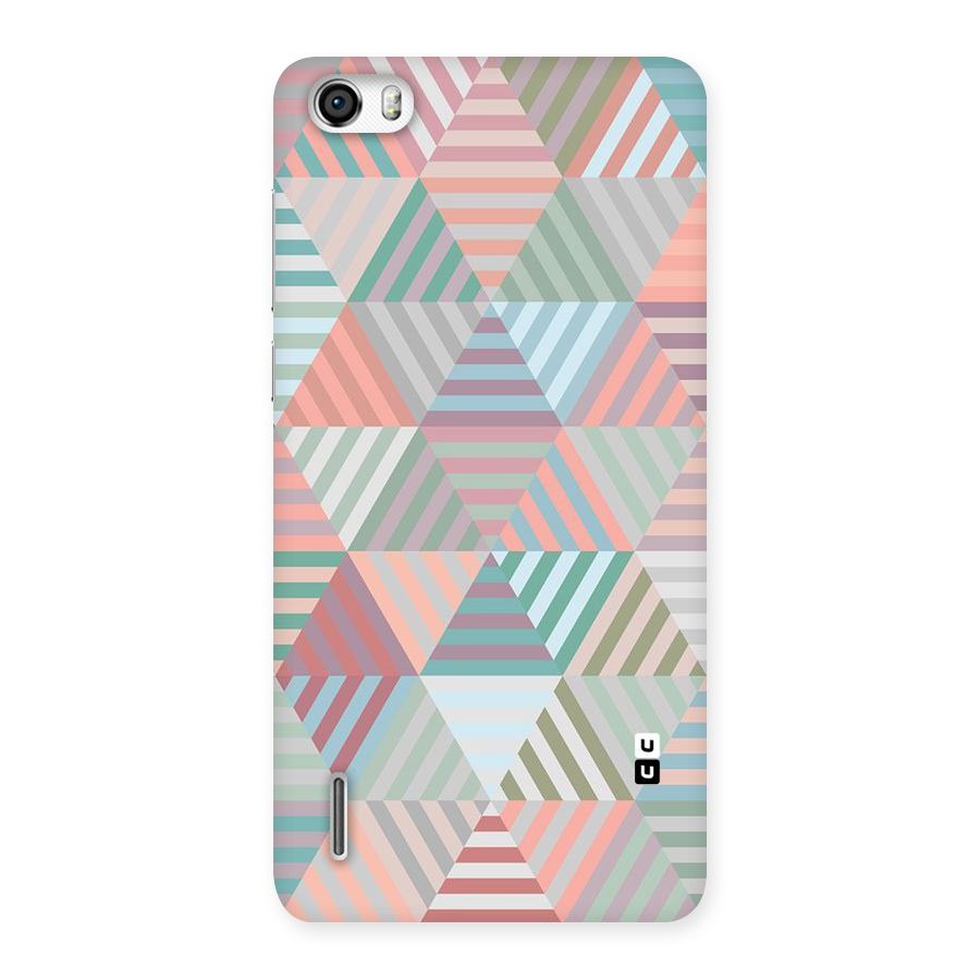 Abstract Triangle Lines Back Case for Honor 6