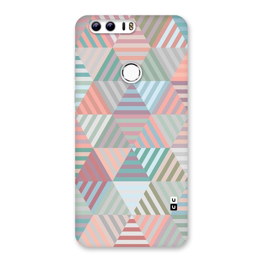 Abstract Triangle Lines Back Case for Honor 8