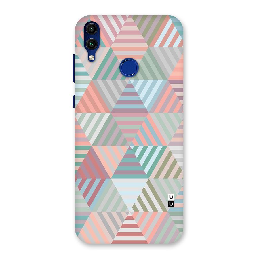 Abstract Triangle Lines Back Case for Honor 8C