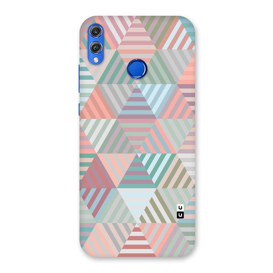 Abstract Triangle Lines Back Case for Honor 8X