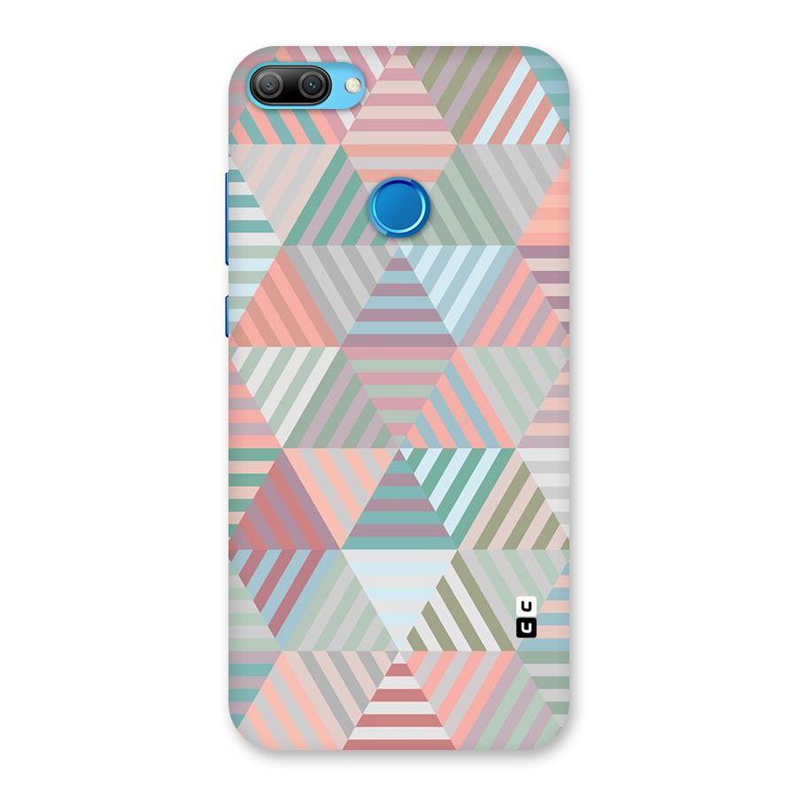 Abstract Triangle Lines Back Case for Honor 9N