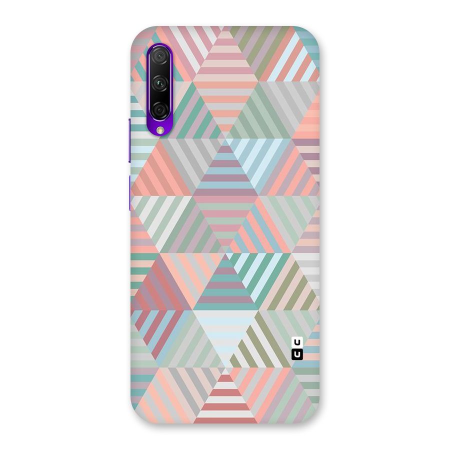 Abstract Triangle Lines Back Case for Honor 9X Pro