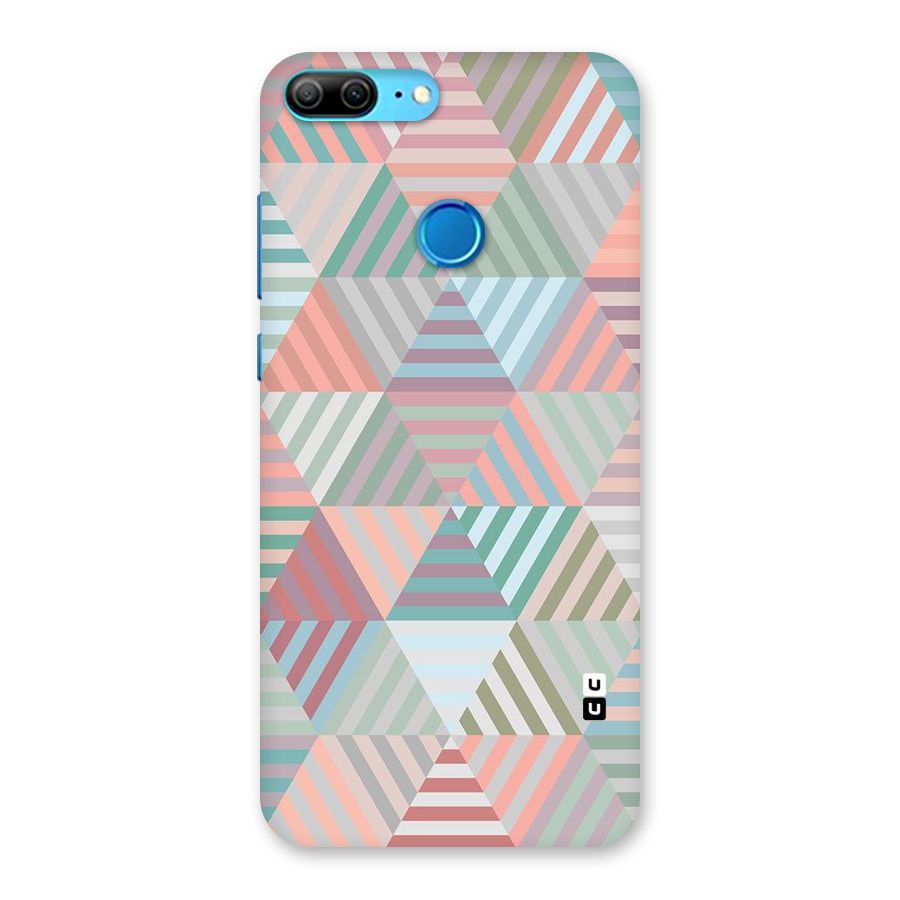 Abstract Triangle Lines Back Case for Honor 9 Lite