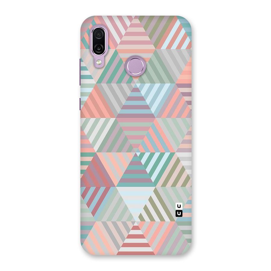 Abstract Triangle Lines Back Case for Honor Play