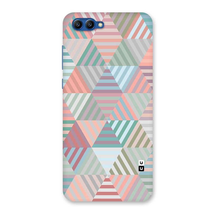 Abstract Triangle Lines Back Case for Honor View 10