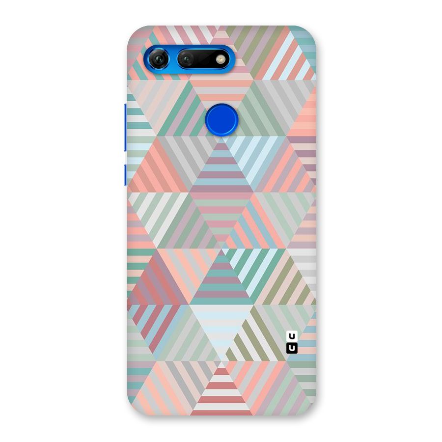 Abstract Triangle Lines Back Case for Honor View 20