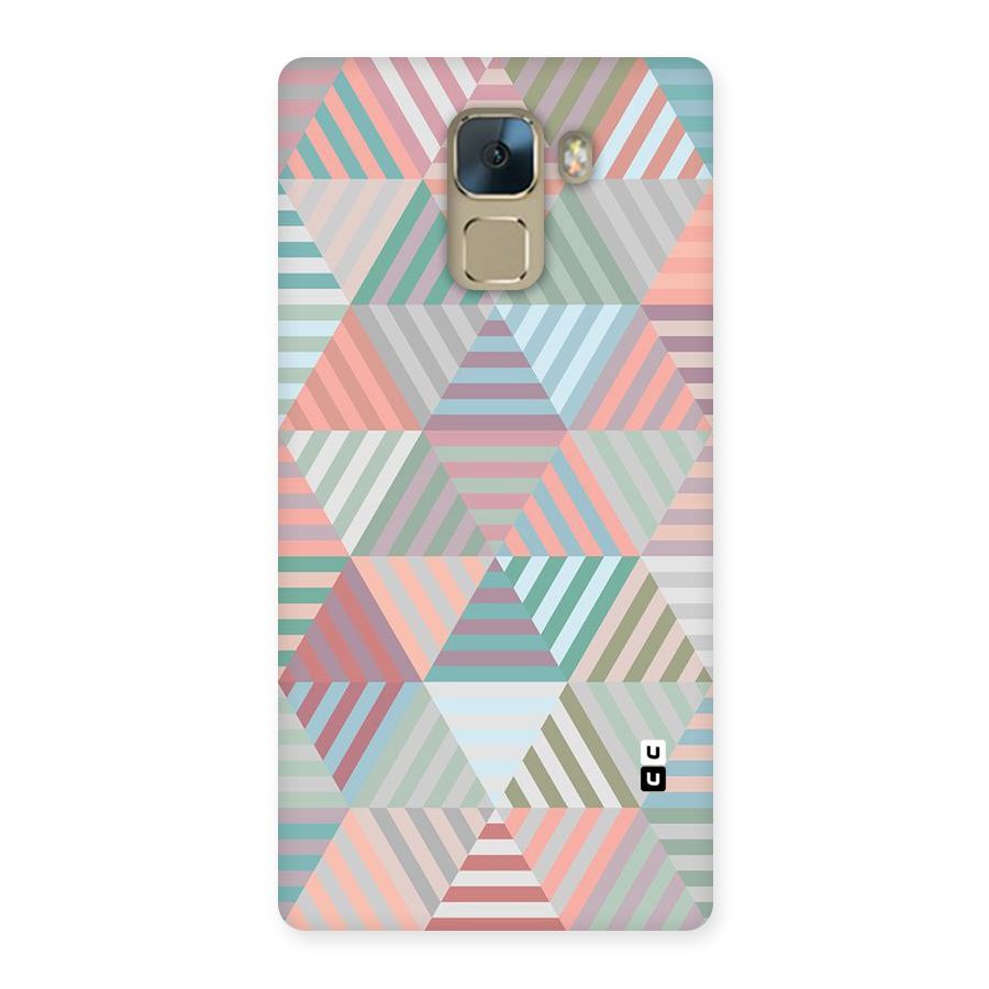 Abstract Triangle Lines Back Case for Huawei Honor 7