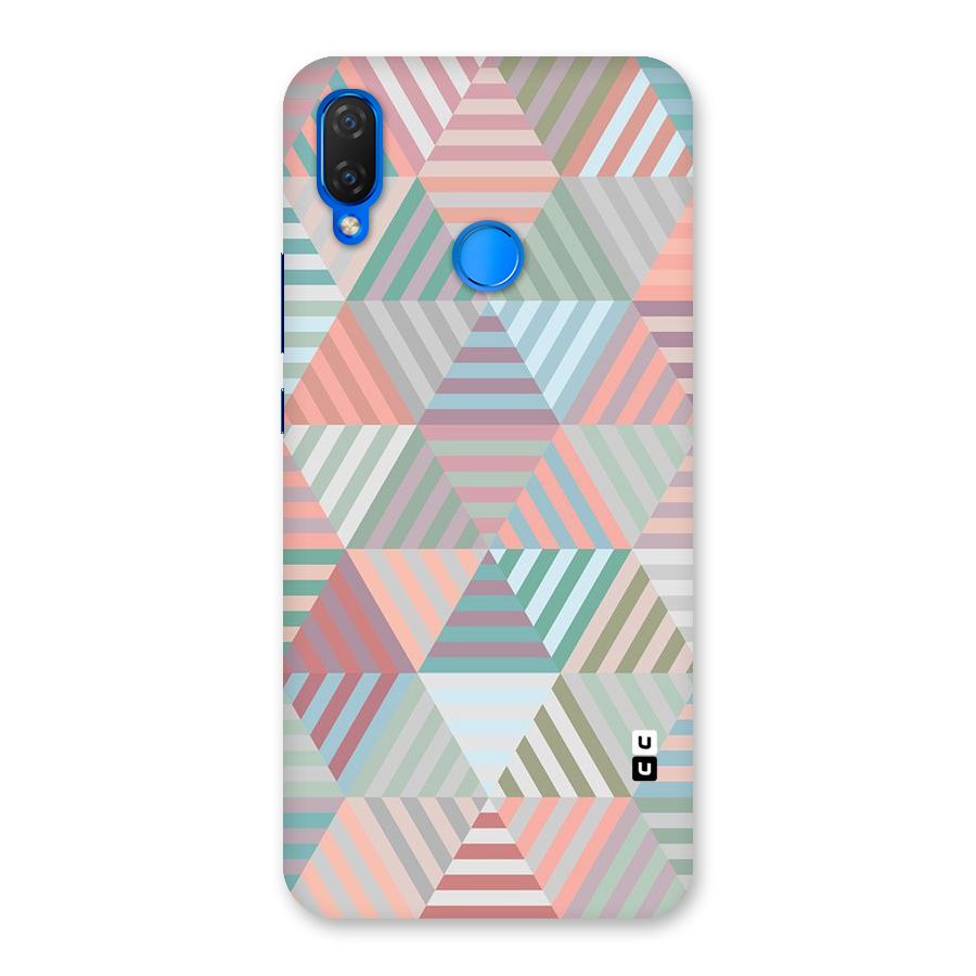Abstract Triangle Lines Back Case for Huawei P Smart+