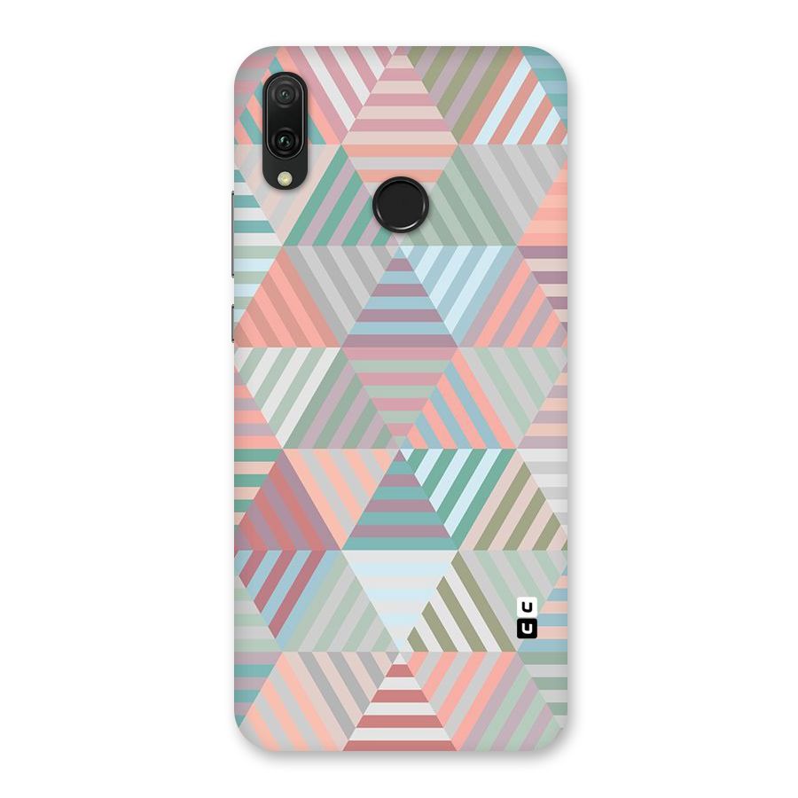 Abstract Triangle Lines Back Case for Huawei Y9 (2019)