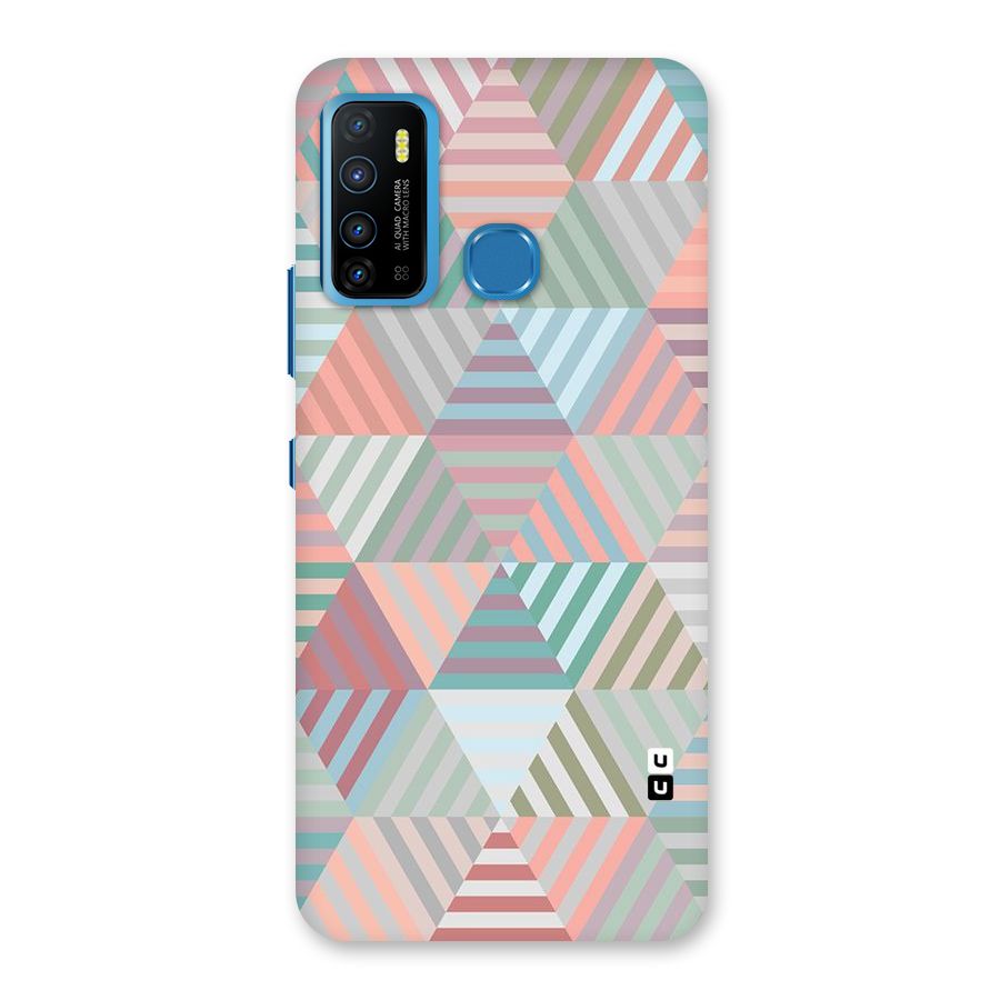 Abstract Triangle Lines Back Case for Infinix Hot 9