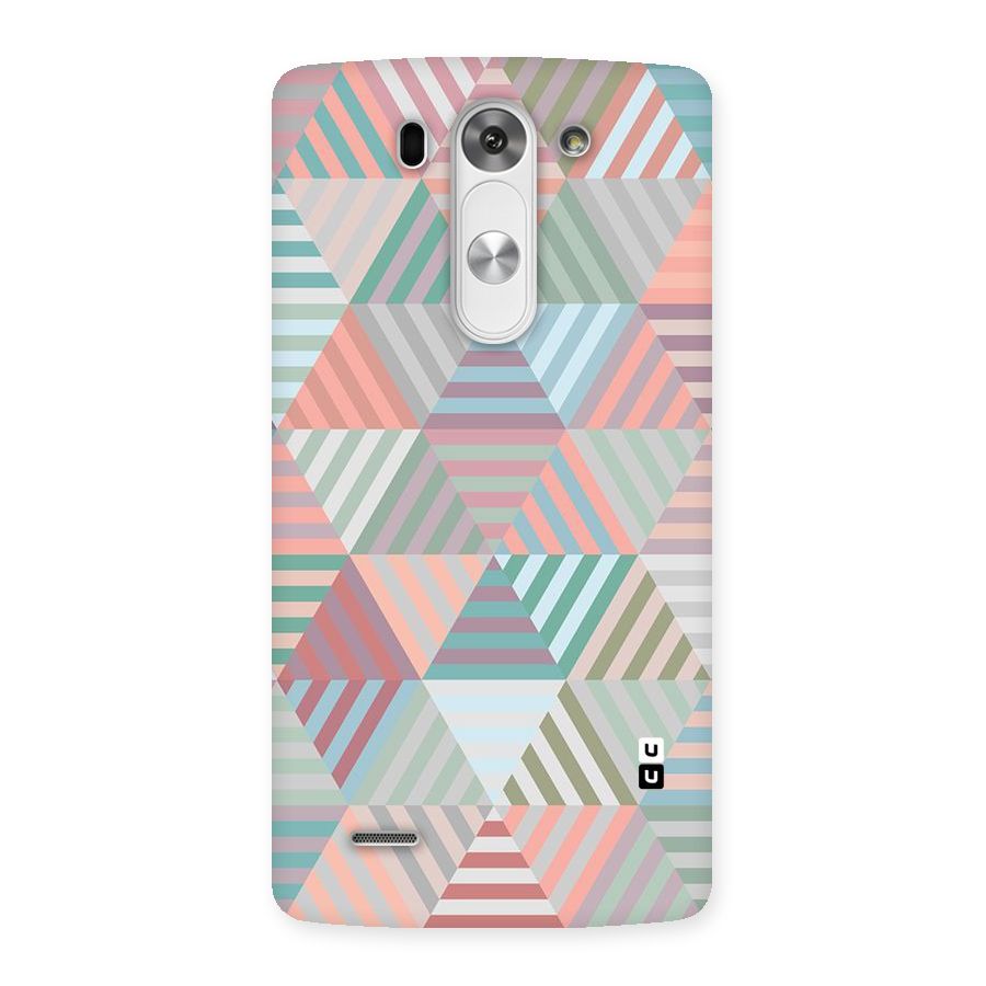 Abstract Triangle Lines Back Case for LG G3 Beat