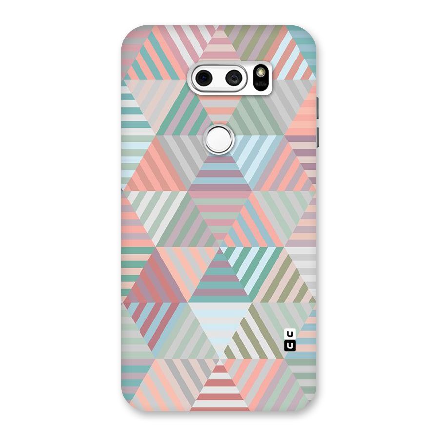 Abstract Triangle Lines Back Case for LG V30