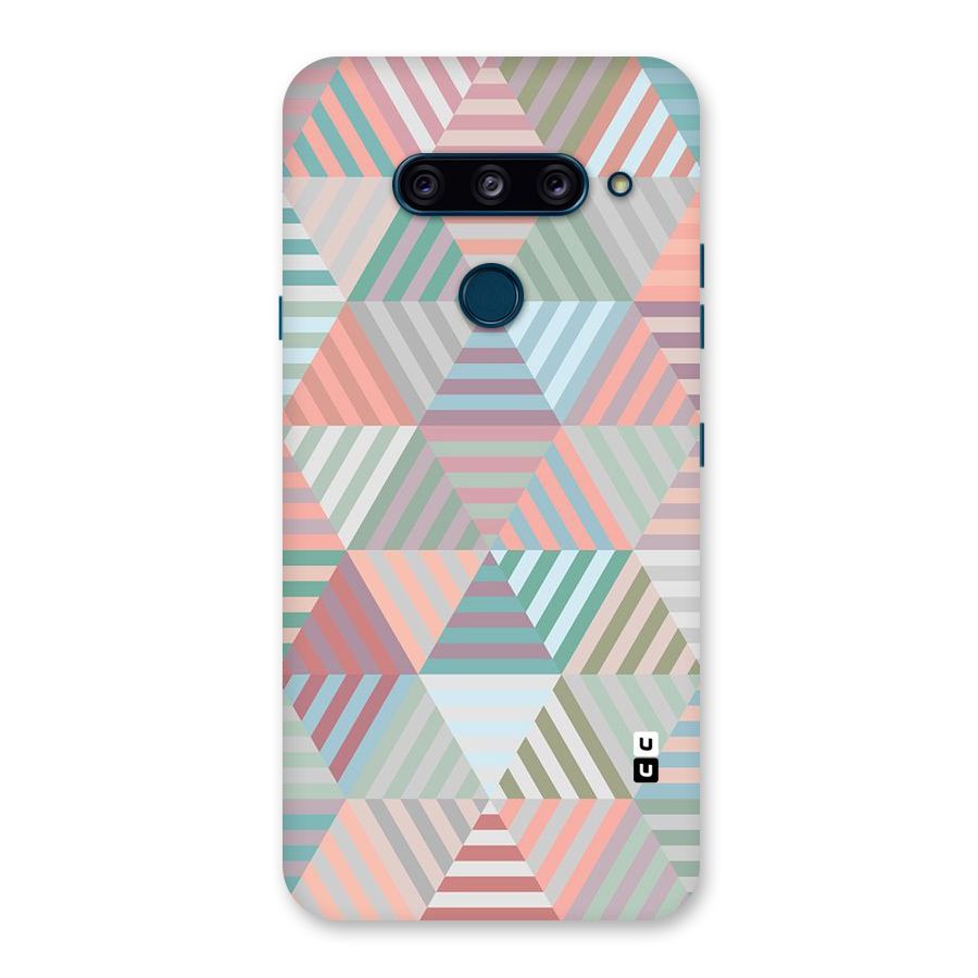 Abstract Triangle Lines Back Case for LG  V40 ThinQ
