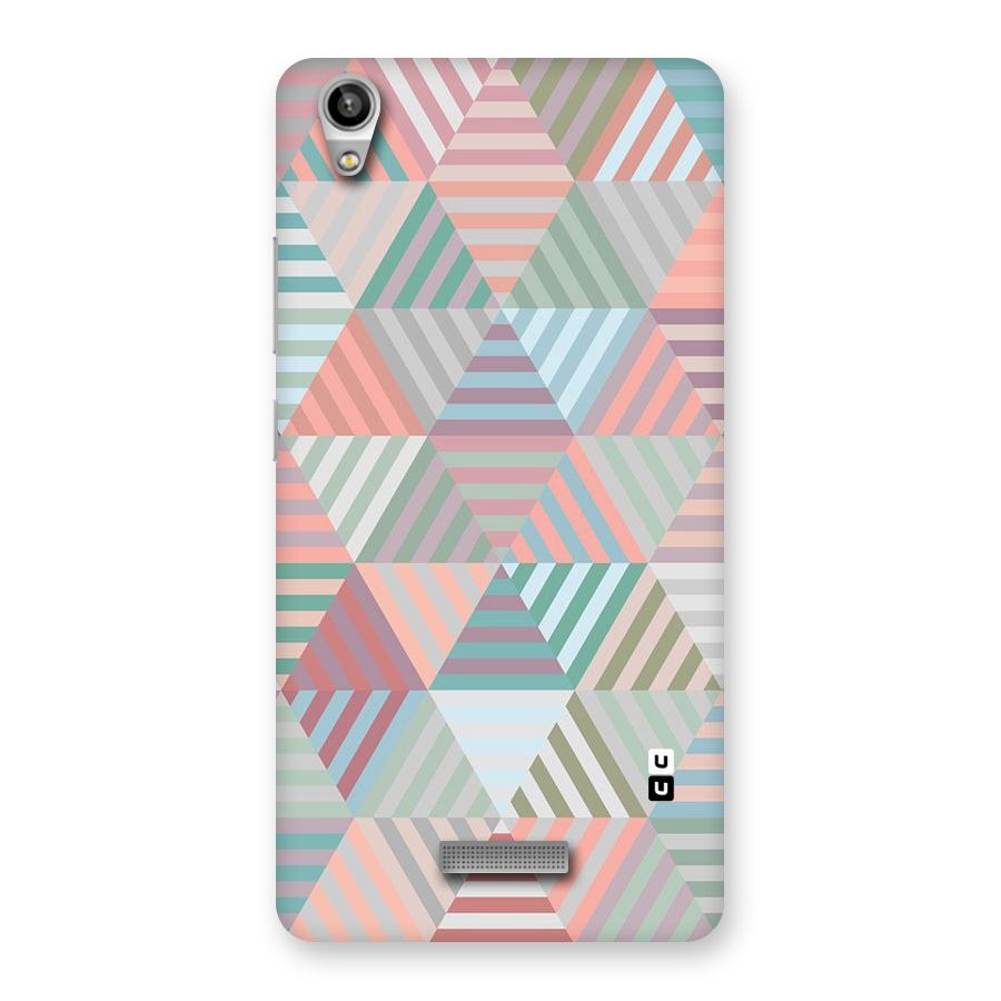 Abstract Triangle Lines Back Case for Lava-Pixel-V1