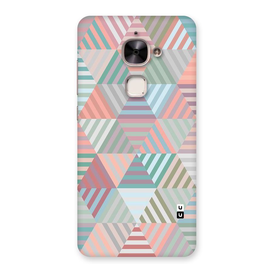 Abstract Triangle Lines Back Case for Le 2