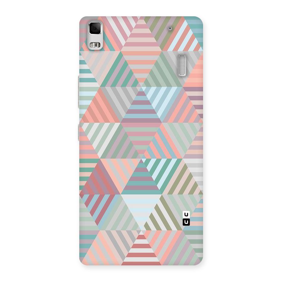 Abstract Triangle Lines Back Case for Lenovo A7000