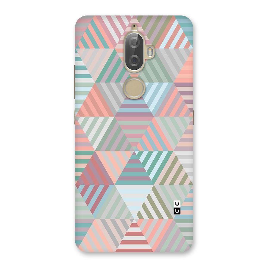 Abstract Triangle Lines Back Case for Lenovo K8 Plus