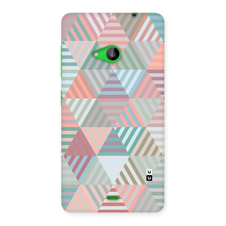 Abstract Triangle Lines Back Case for Lumia 535