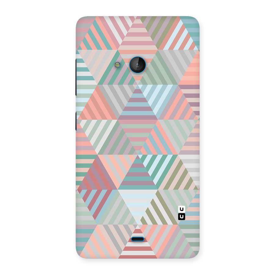 Abstract Triangle Lines Back Case for Lumia 540