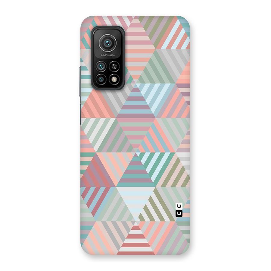 Abstract Triangle Lines Back Case for Mi 10T 5G