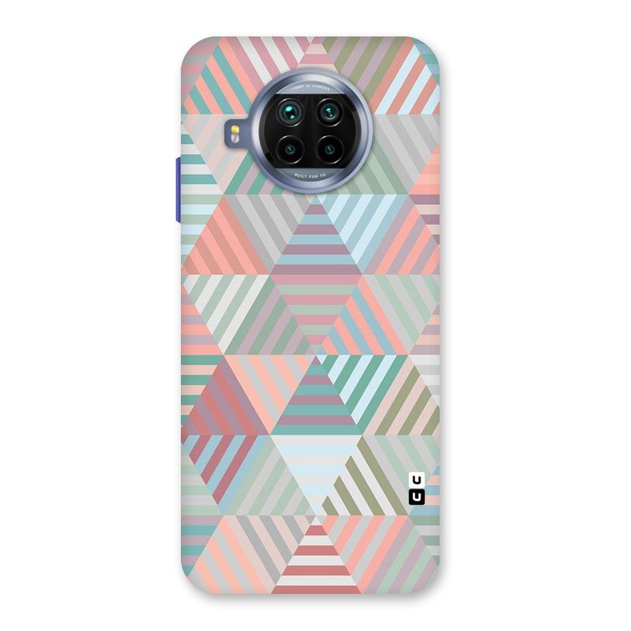 Abstract Triangle Lines Back Case for Mi 10i