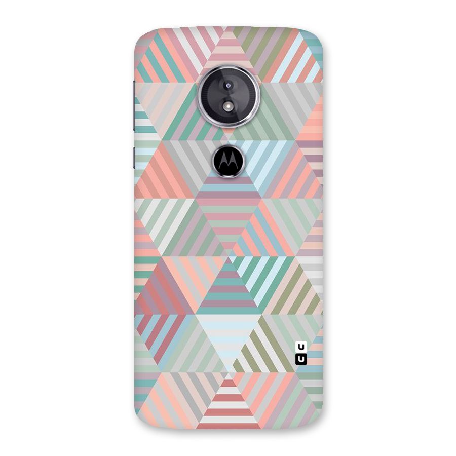 Abstract Triangle Lines Back Case for Moto E5