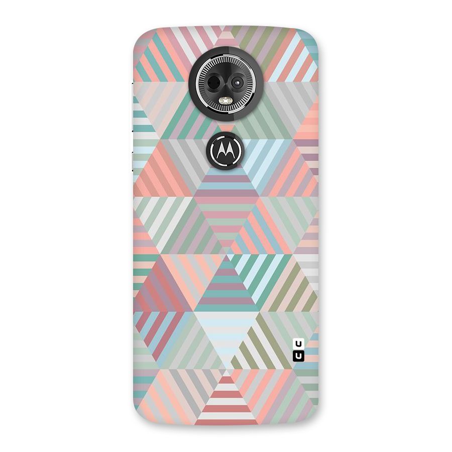 Abstract Triangle Lines Back Case for Moto E5 Plus