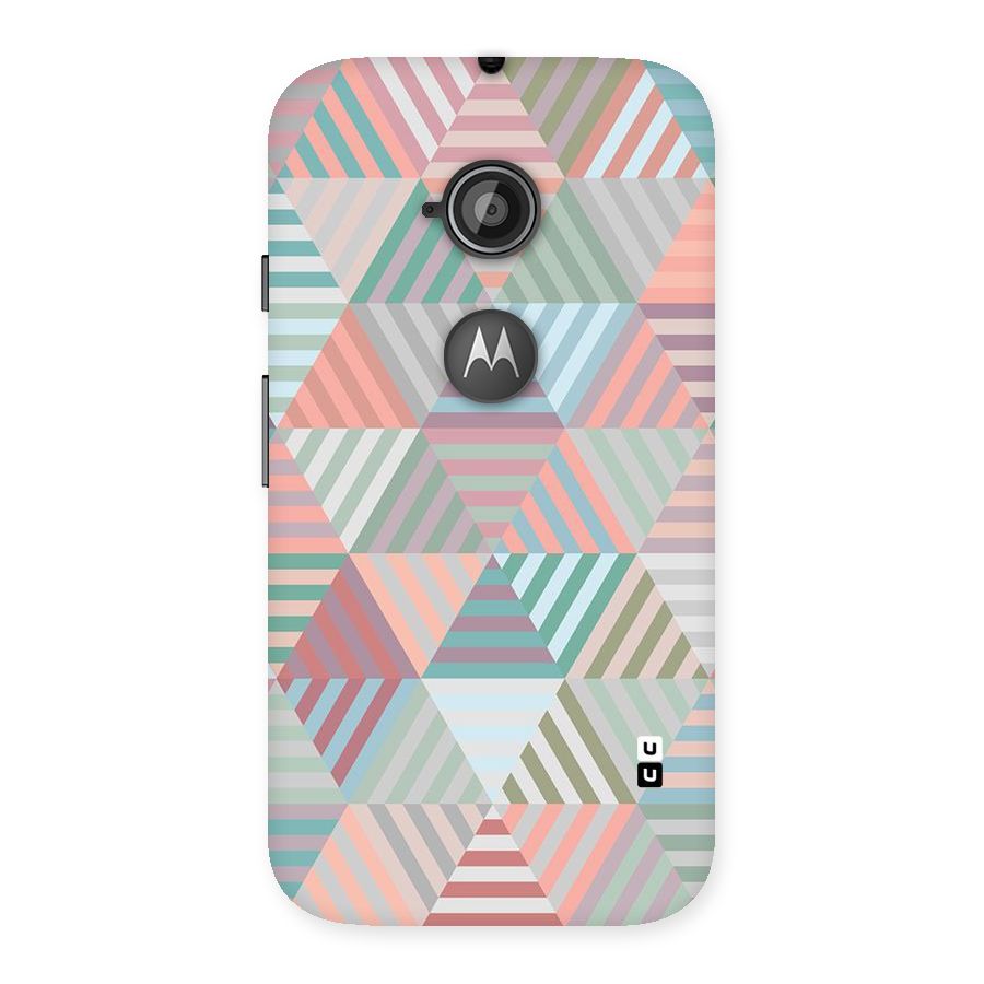 Abstract Triangle Lines Back Case for Moto E 2nd Gen