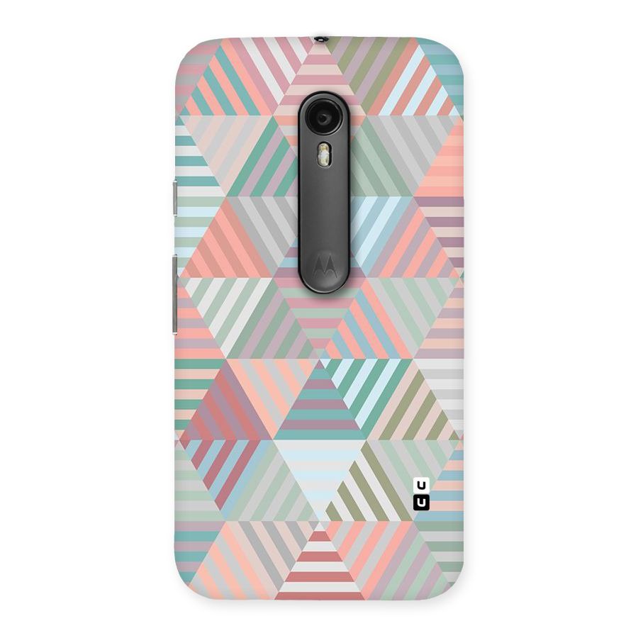 Abstract Triangle Lines Back Case for Moto G3