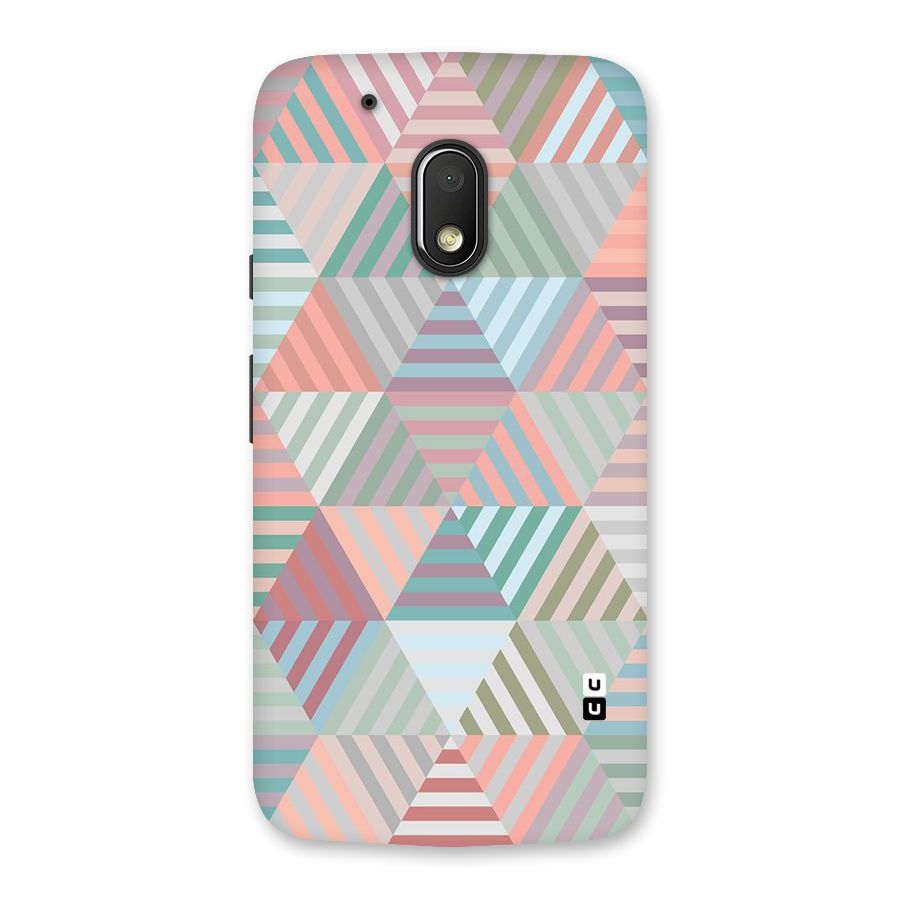 Abstract Triangle Lines Back Case for Moto G4 Play