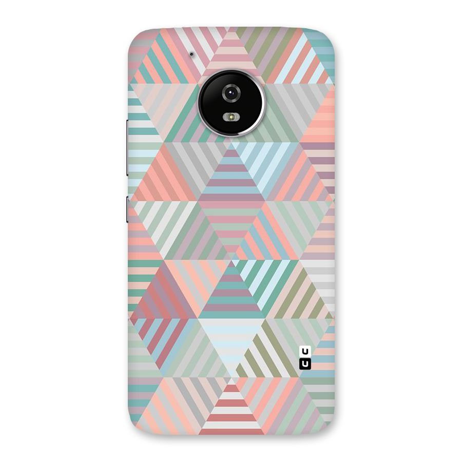 Abstract Triangle Lines Back Case for Moto G5