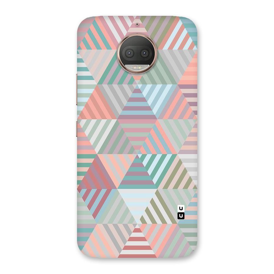 Abstract Triangle Lines Back Case for Moto G5s Plus