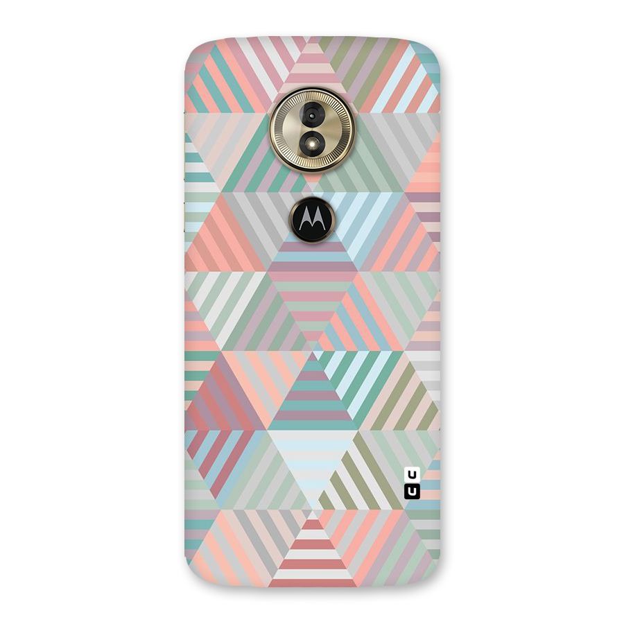 Abstract Triangle Lines Back Case for Moto G6 Play