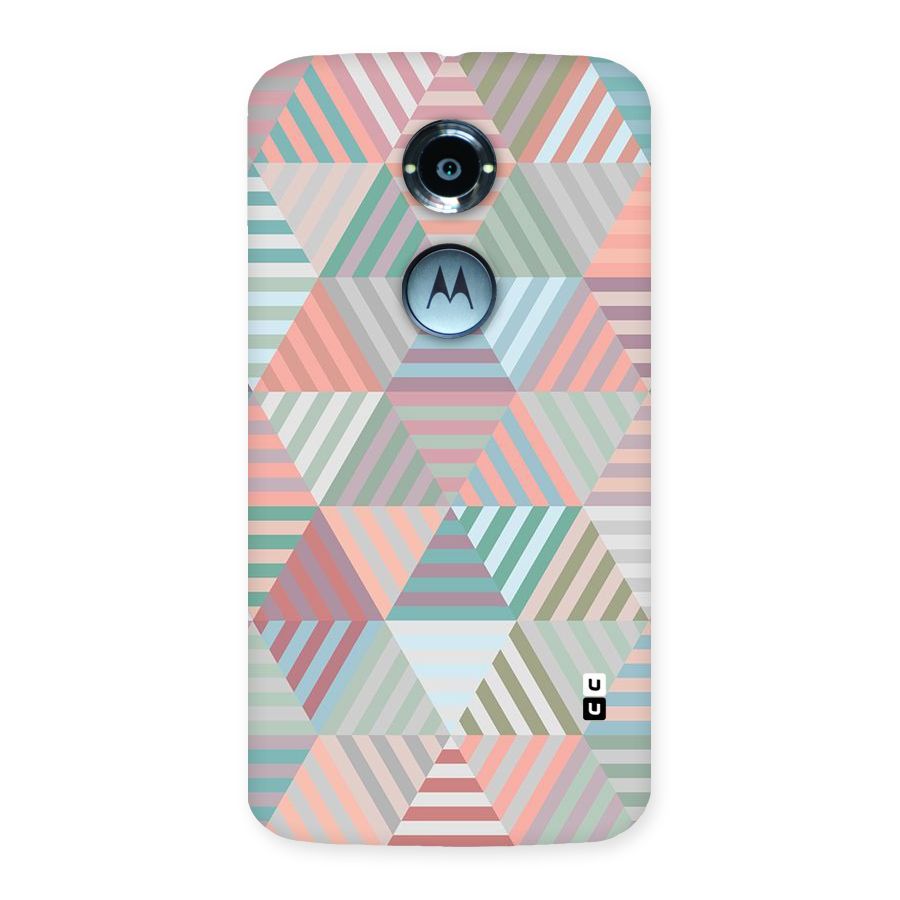 Abstract Triangle Lines Back Case for Moto X 2nd Gen