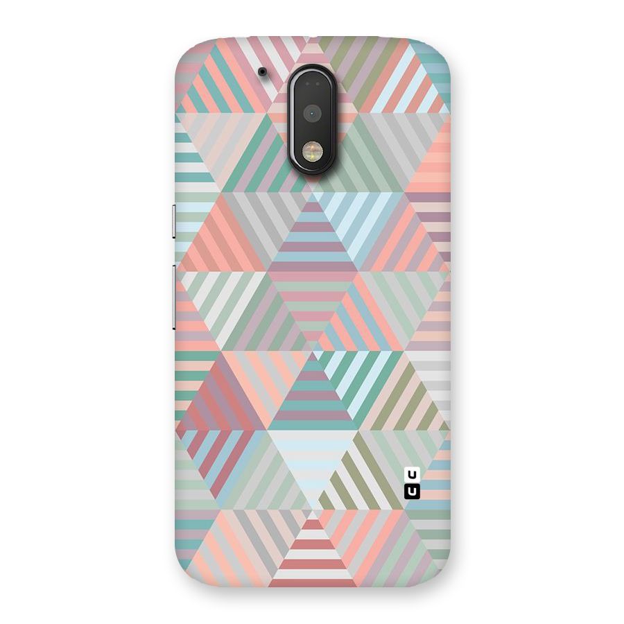Abstract Triangle Lines Back Case for Motorola Moto G4 Plus