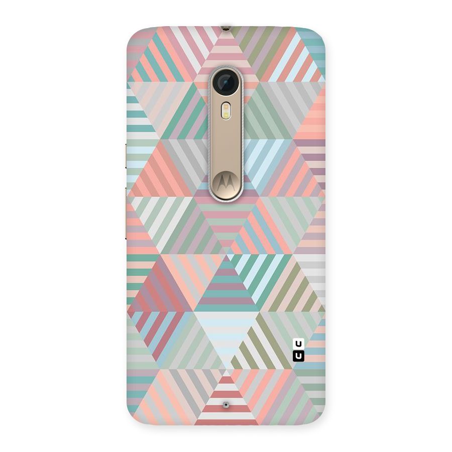 Abstract Triangle Lines Back Case for Motorola Moto X Style