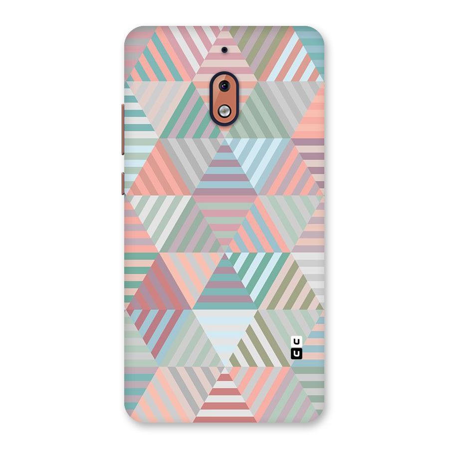 Abstract Triangle Lines Back Case for Nokia 2.1