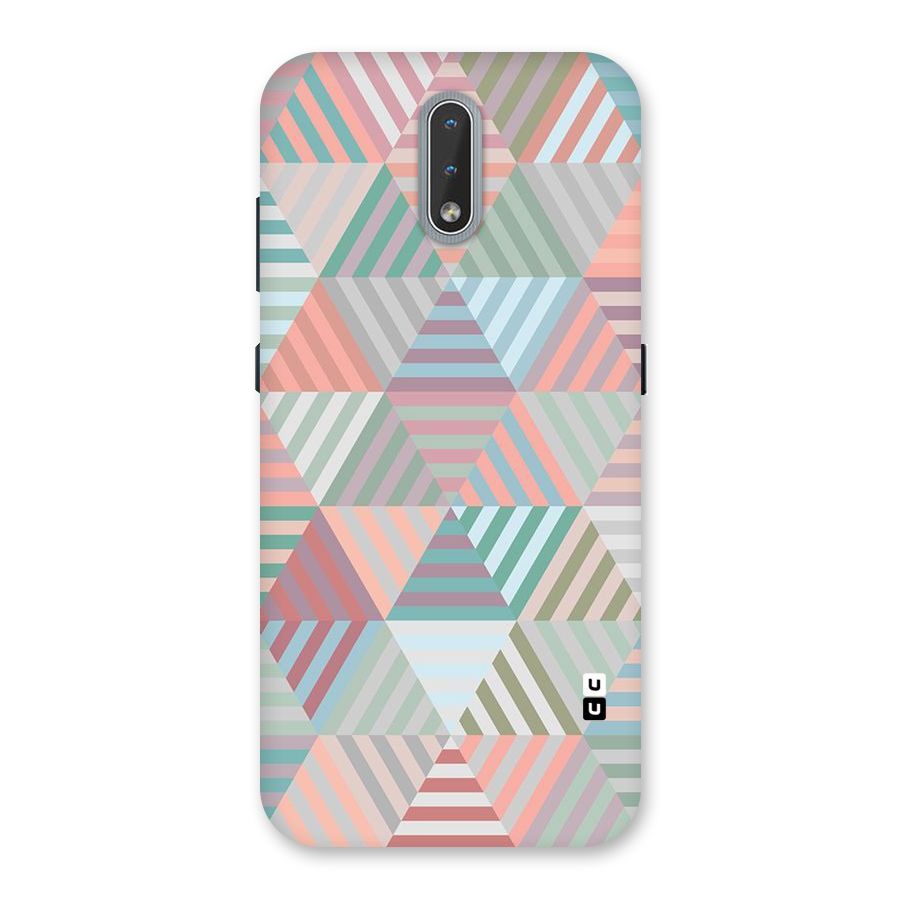 Abstract Triangle Lines Back Case for Nokia 2.3
