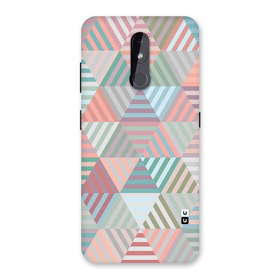 Abstract Triangle Lines Back Case for Nokia 3.2