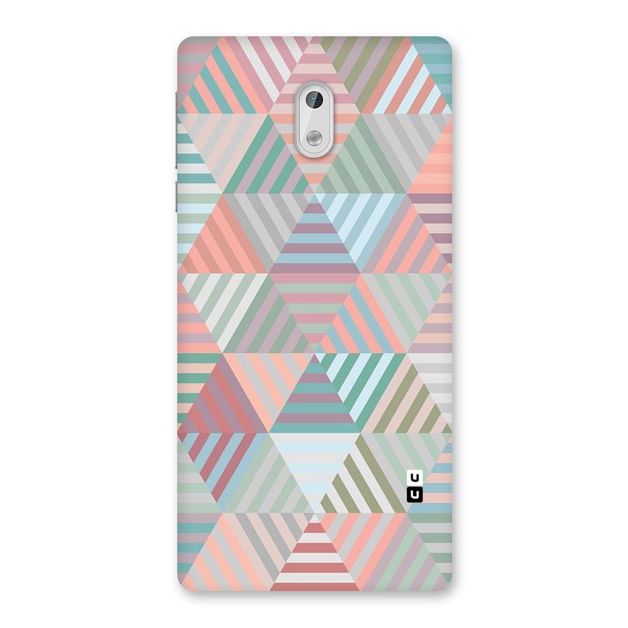 Abstract Triangle Lines Back Case for Nokia 3