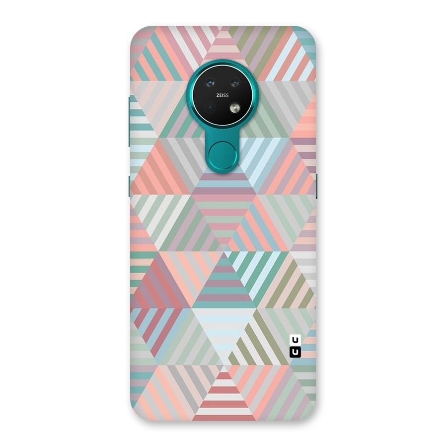 Abstract Triangle Lines Back Case for Nokia 7.2