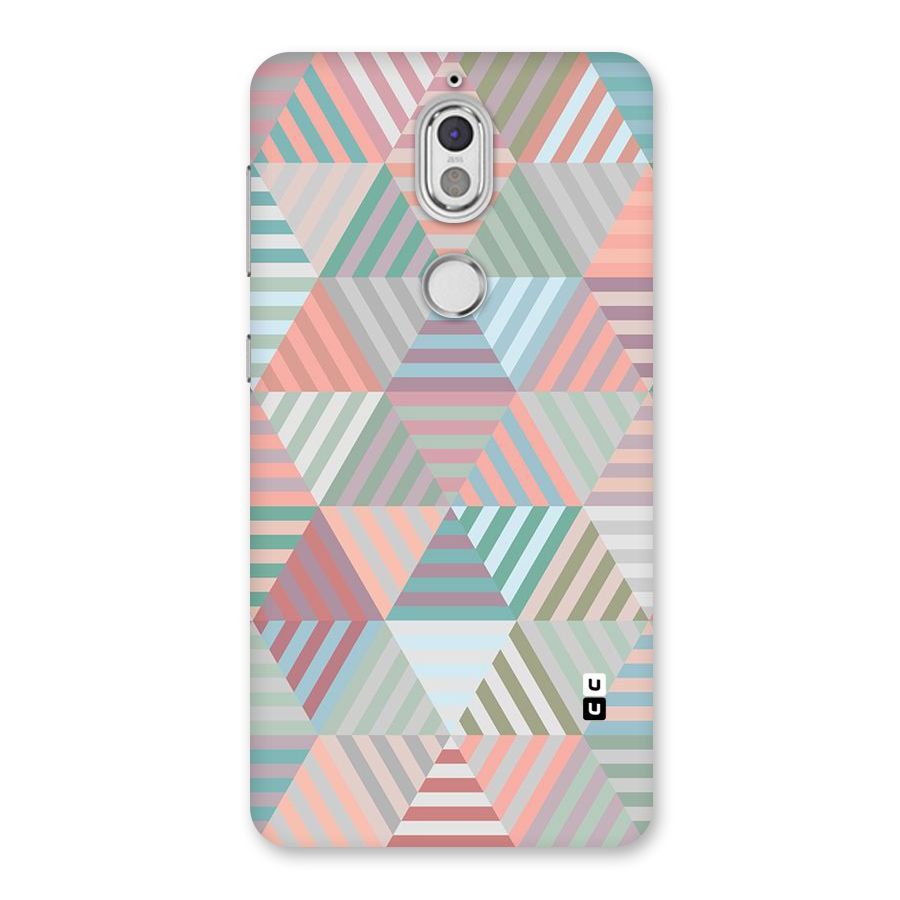 Abstract Triangle Lines Back Case for Nokia 7