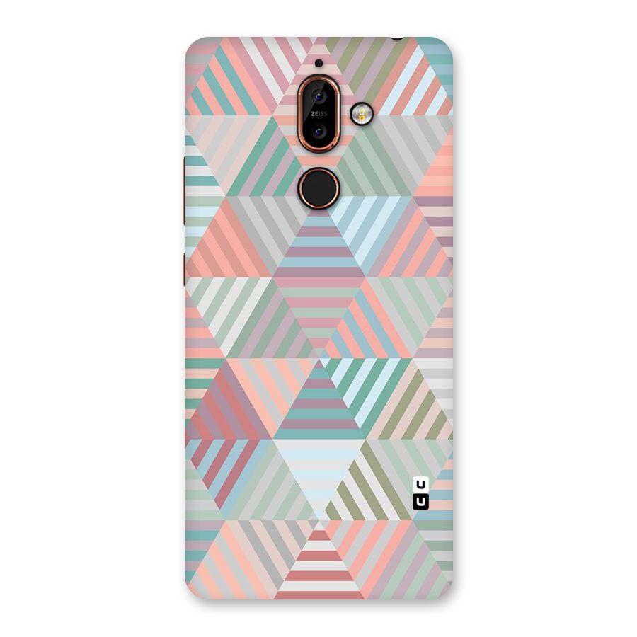 Abstract Triangle Lines Back Case for Nokia 7 Plus