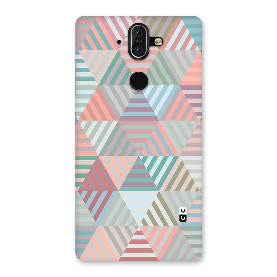 Abstract Triangle Lines Back Case for Nokia 8 Sirocco