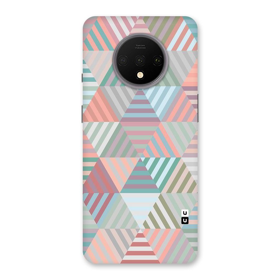 Abstract Triangle Lines Back Case for OnePlus 7T