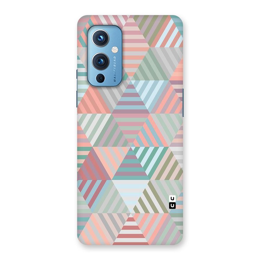 Abstract Triangle Lines Back Case for OnePlus 9