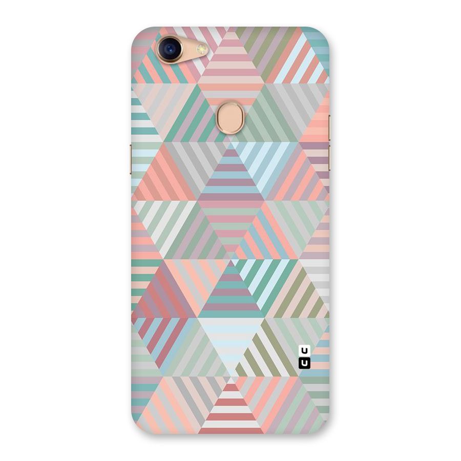 Abstract Triangle Lines Back Case for Oppo F5 Youth