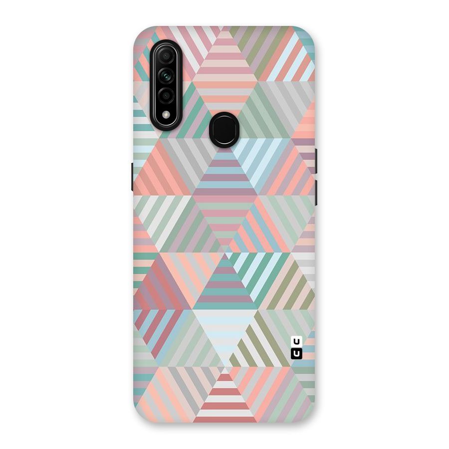 Abstract Triangle Lines Back Case for Oppo A31